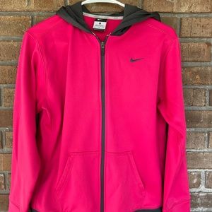 Nike zip up hoodie sweatshirt. Girls XL/Women’s S